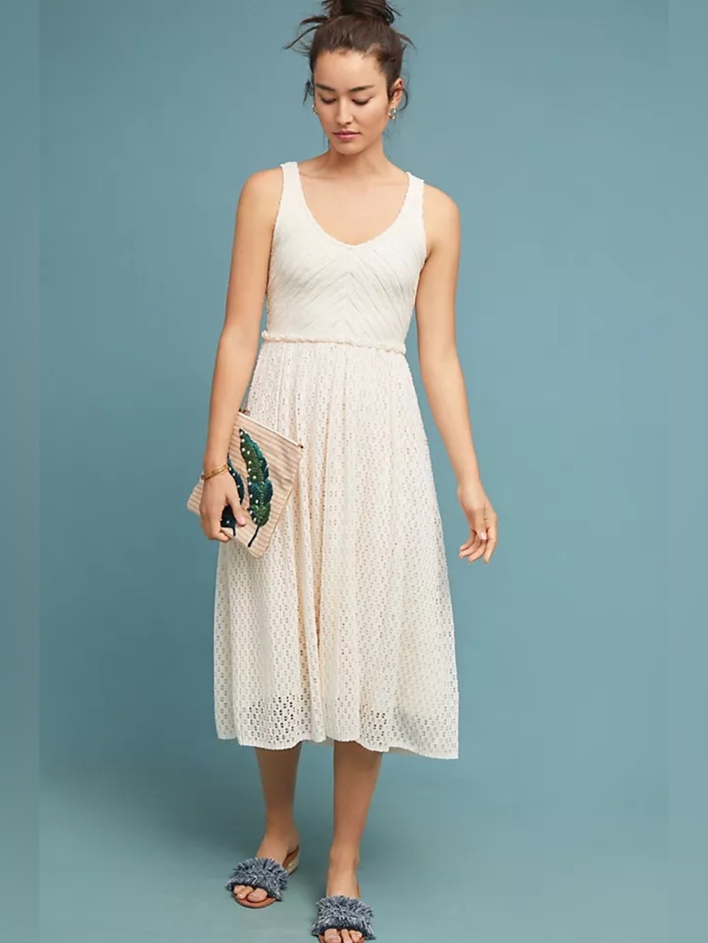Meadow Rue Anthropologie Florence Midi Dress